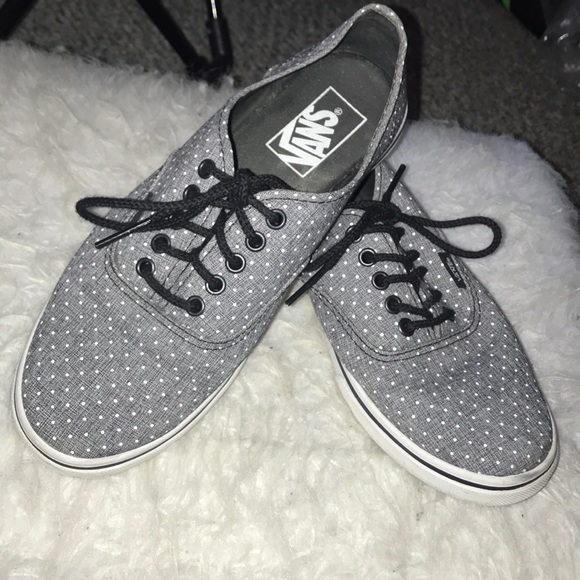 Vans Shoes - Gray polka dot vans